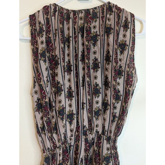 NOVELLA ROYALE Lana Jumpsuit Rayon Floral Elastic Waist Handmade Size XS - Picture 10 of 14